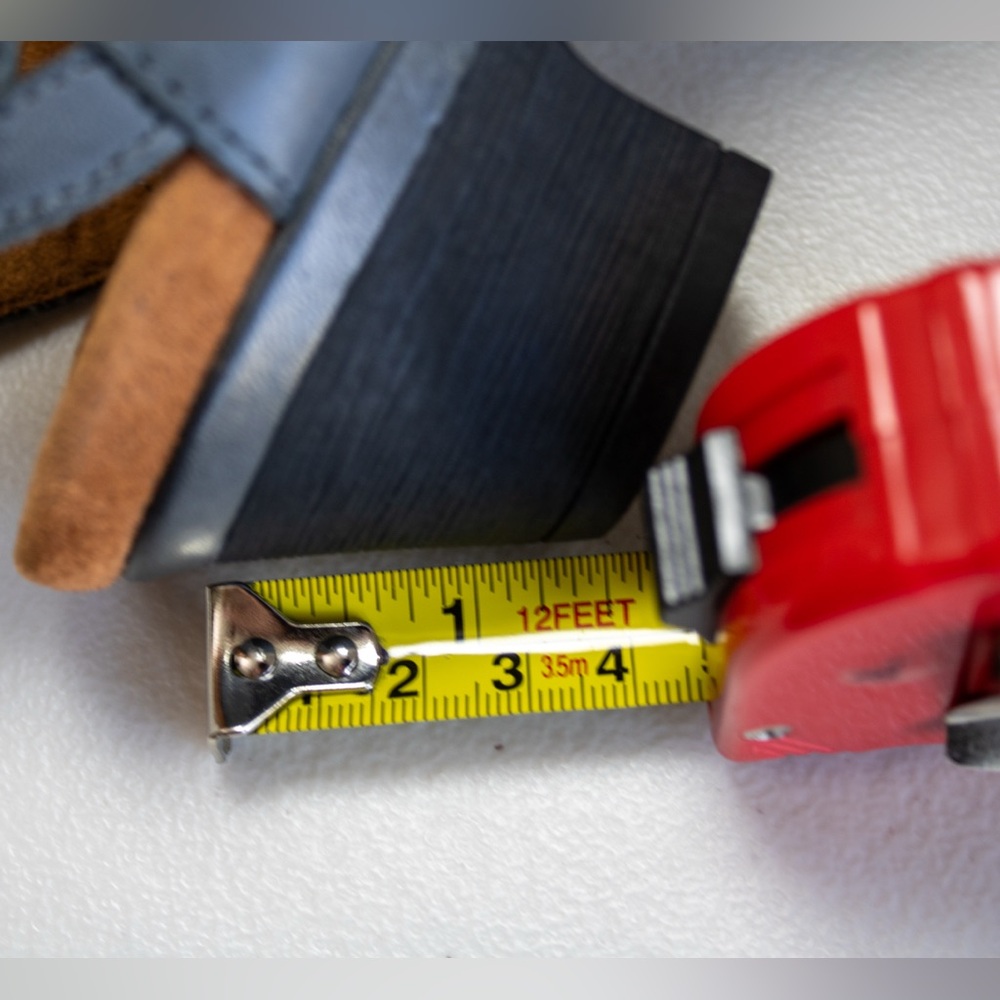 SOLD NWOT Cobb Hill Aubrey Burnished Leather Pump T-Strap Womens Gray Shoes Sz 8 - Picture 8 of 8
